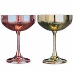 304 Stainless Steel Cup Ear Of Wheat Print Martini Goblet Wine Glass Drinkware