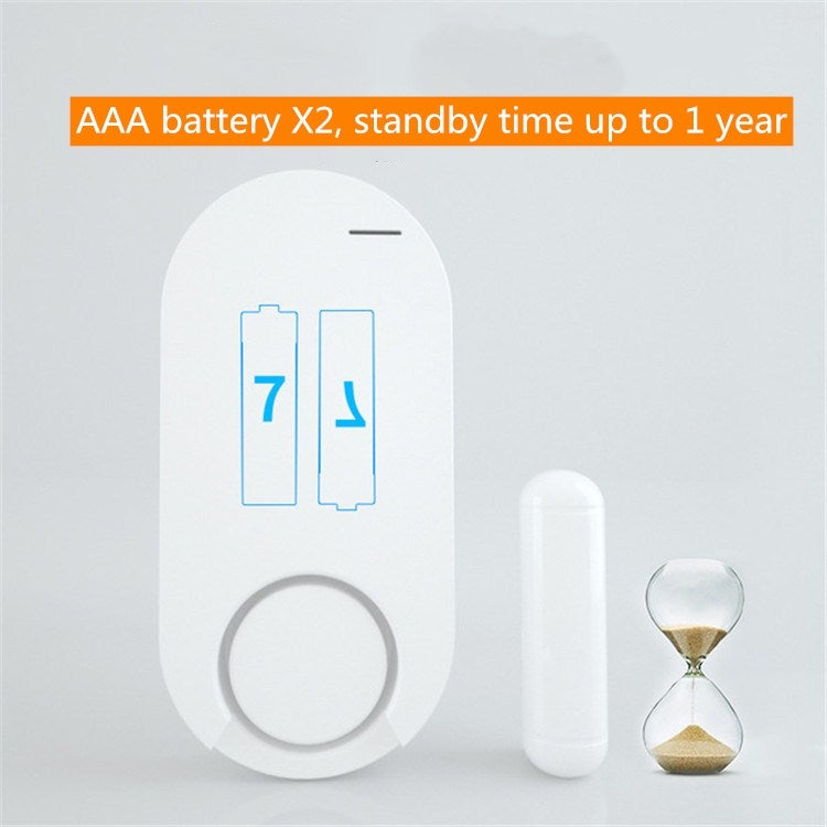 Household Door And Window Anti-theft Alarm Remote Control Wireless Door Magnetic Alarm