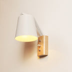 Creative Bedroom Study Bedside Balcony Aisle Porch Hotel Cafe Wood Wall Lamp Switch Light