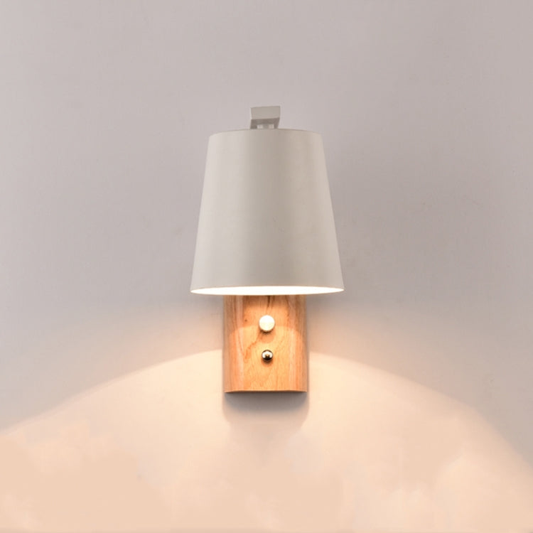 Creative Bedroom Study Bedside Balcony Aisle Porch Hotel Cafe Wood Wall Lamp Switch Light