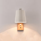 Creative Bedroom Study Bedside Balcony Aisle Porch Hotel Cafe Wood Wall Lamp Switch Light