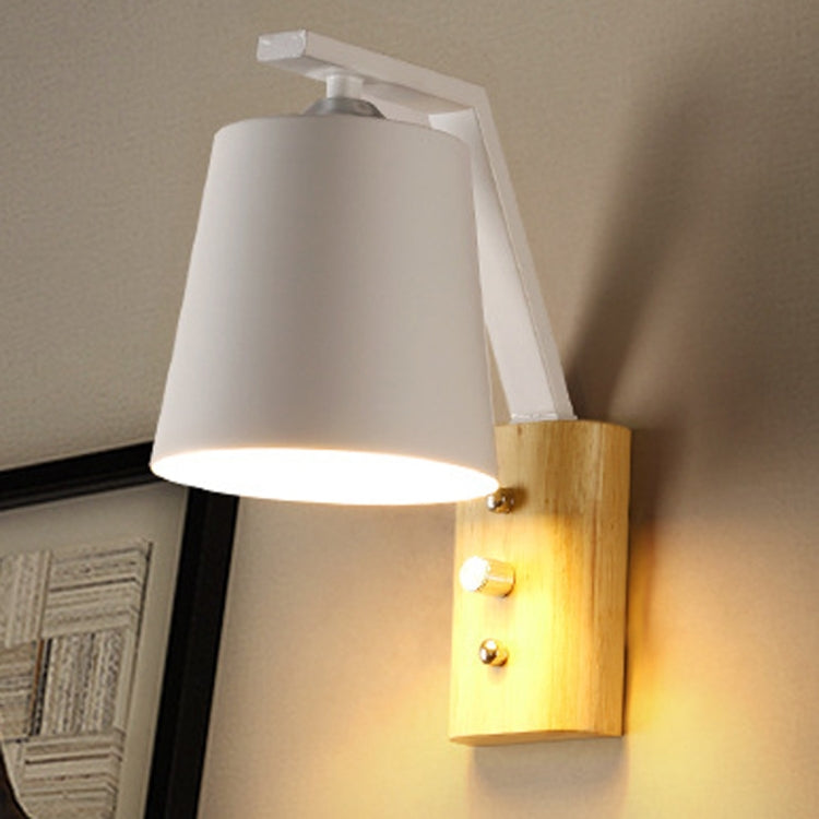 Creative Bedroom Study Bedside Balcony Aisle Porch Hotel Cafe Wood Wall Lamp Switch Light
