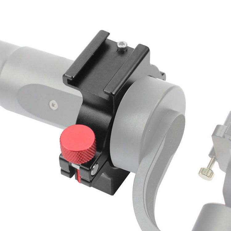 Hot Shoe Adapter Ring Microphone Mount for Zhiyun Smooth 4 Handle Gimbal Stabilizer Rode