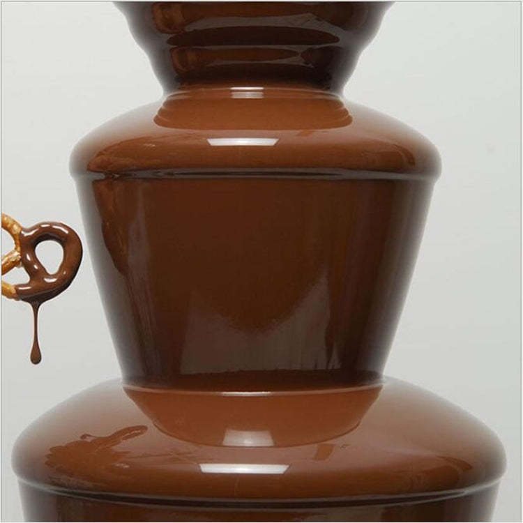 4 Layers Electrical Chocolate Fountain Chocolate Melt Fondue Waterfall Machine