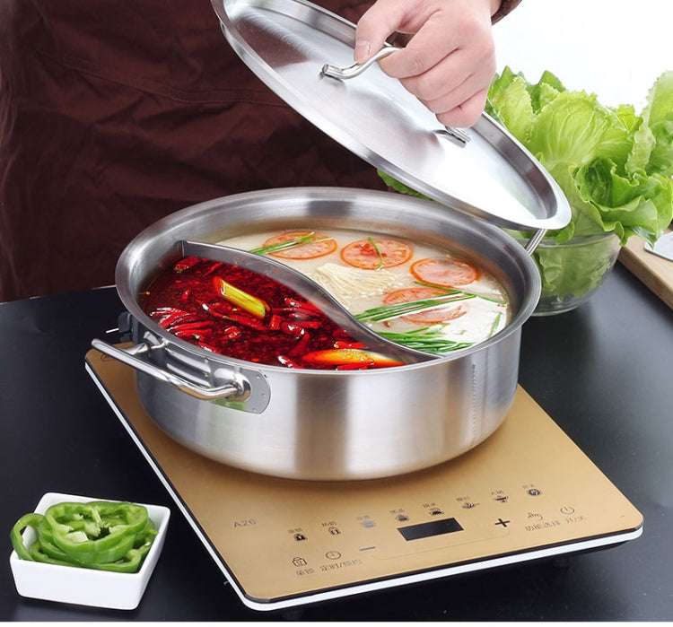 Stainless Steel Extra Thick Hot Pot Thickened Bottom Grid Pot