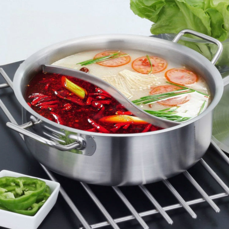 Stainless Steel Extra Thick Hot Pot Thickened Bottom Grid Pot