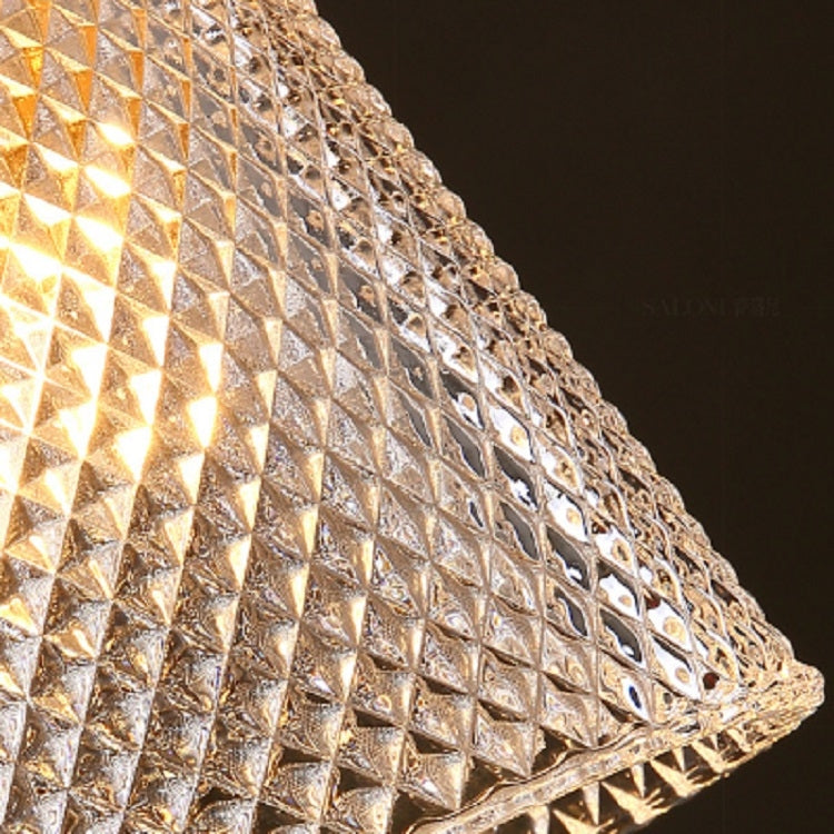 Copper Living Room Bedroom Crystal Wall Lamp