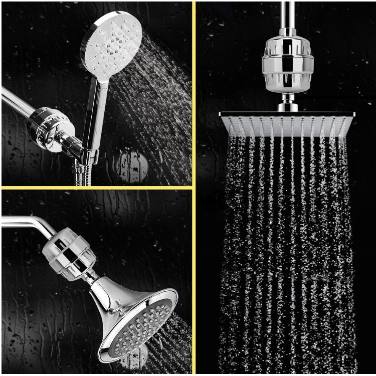 10-15 Layer Activated Carbon Bathroom Shower Filter Bathing Water Filter Purifier Water Shower Set