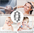 10-15 Layer Activated Carbon Bathroom Shower Filter Bathing Water Filter Purifier Water Shower Set