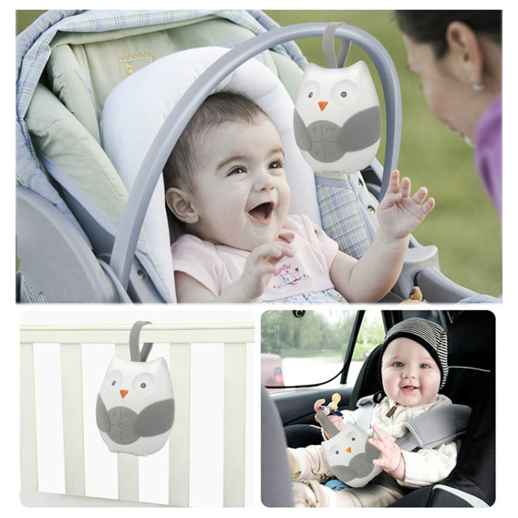 Baby Bedside Hanging Bell Sound Soothing Sleep Soft Owl Music Box Toy