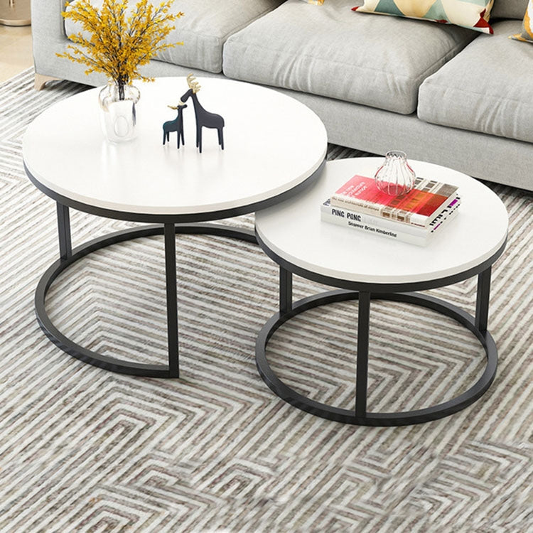 Two-in-one Coffee Table Wrought Iron Table Simple Modern Combination Small Round Table