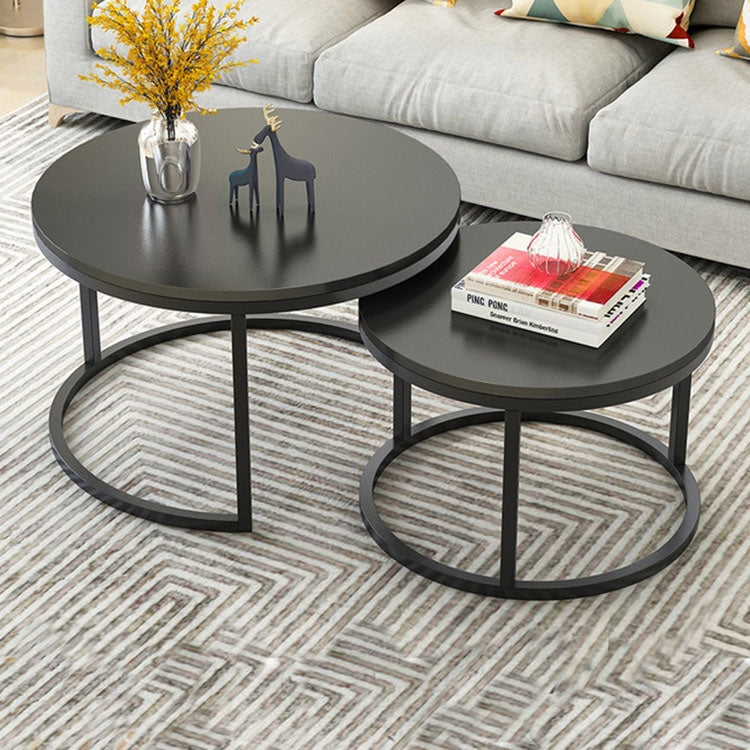 Two-in-one Coffee Table Wrought Iron Table Simple Modern Combination Small Round Table