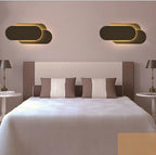 Creative Simple Bedroom Bedside Living Room Restaurant Hotel Study Hall Corridor Aisle Light LED Tower Stack Wall Lamp