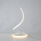 LED Spiral Table Lamp Home Living Room Bedroom Decoration Lighting Bedside Light