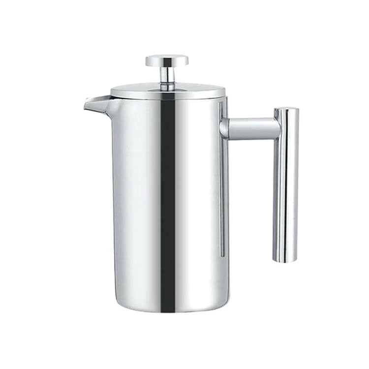 304 Stainless Steel French Pressure Coffee Pot Hand Made Tea Pot