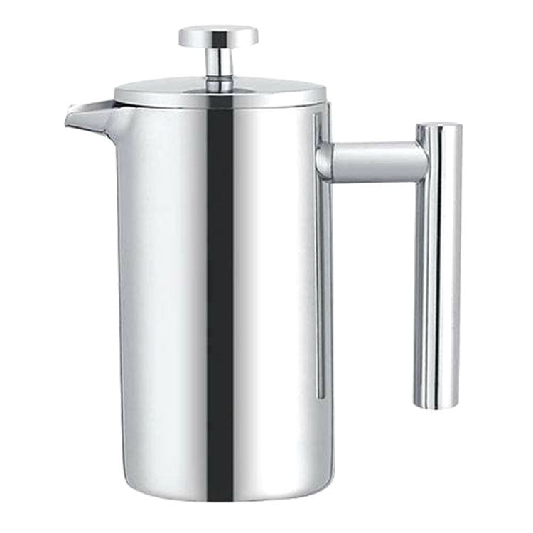 304 Stainless Steel French Pressure Coffee Pot Hand Made Tea Pot
