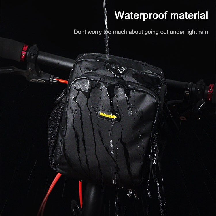 Rhinowalk Bicycle Front Bag Waterproof Handlebar Bag Folding Bike Front Bag Large Capacity Riding Bag