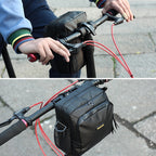 Rhinowalk Bicycle Front Bag Waterproof Handlebar Bag Folding Bike Front Bag Large Capacity Riding Bag