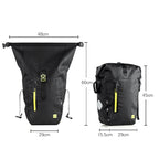 Rhinowalk Bicycle Backpack Full Waterproof Shelf Bag 25L Unilateral Frame Bag Long-distance Travel Bicycle Bag