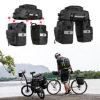 Rhinowalk Three-in-one Multifunctional Bicycle Rear Shelf Pannier Waterproof Long-distance Equipment