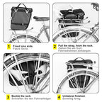 Rhinowalk Three-in-one Multifunctional Bicycle Rear Shelf Pannier Waterproof Long-distance Equipment