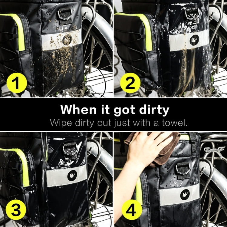 Rhinowalk Three-in-one Multifunctional Bicycle Rear Shelf Pannier Waterproof Long-distance Equipment