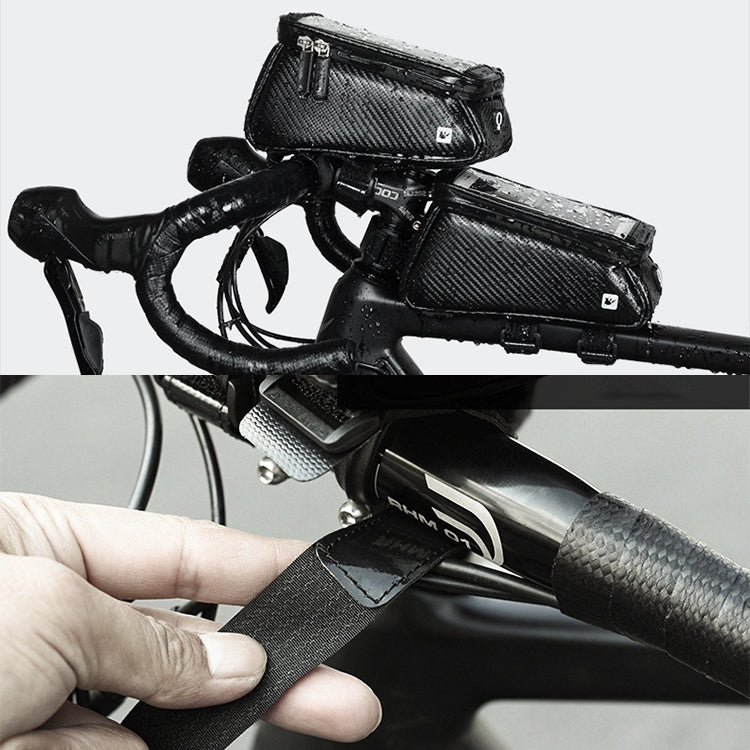 Rhinowalk Bicycle Front Tube Bag Waterproof Mobile Phone Touch Screen Multi-function Bicycle Handlebar Bag