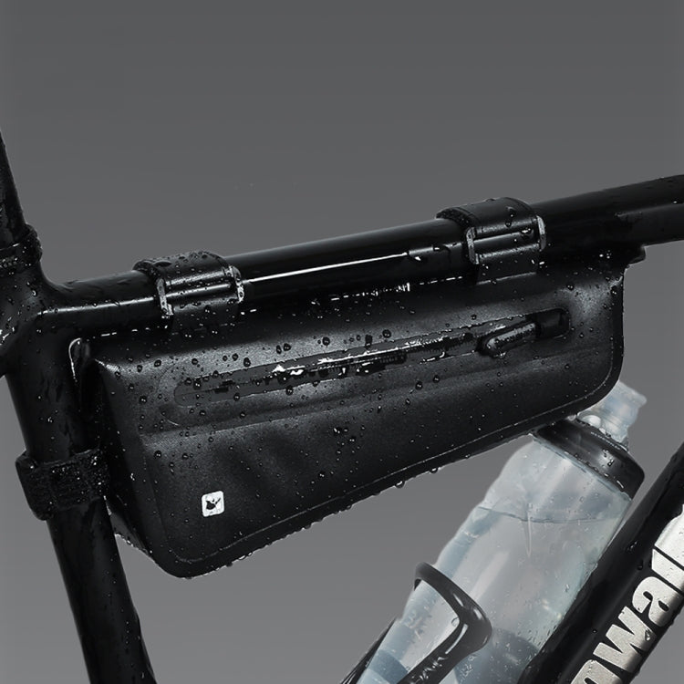 Rhinowalk Bicycle Front Beam Triangle Bag TPU Waterproof Mountain Road Bike Long-distance Riding Saddle Bag