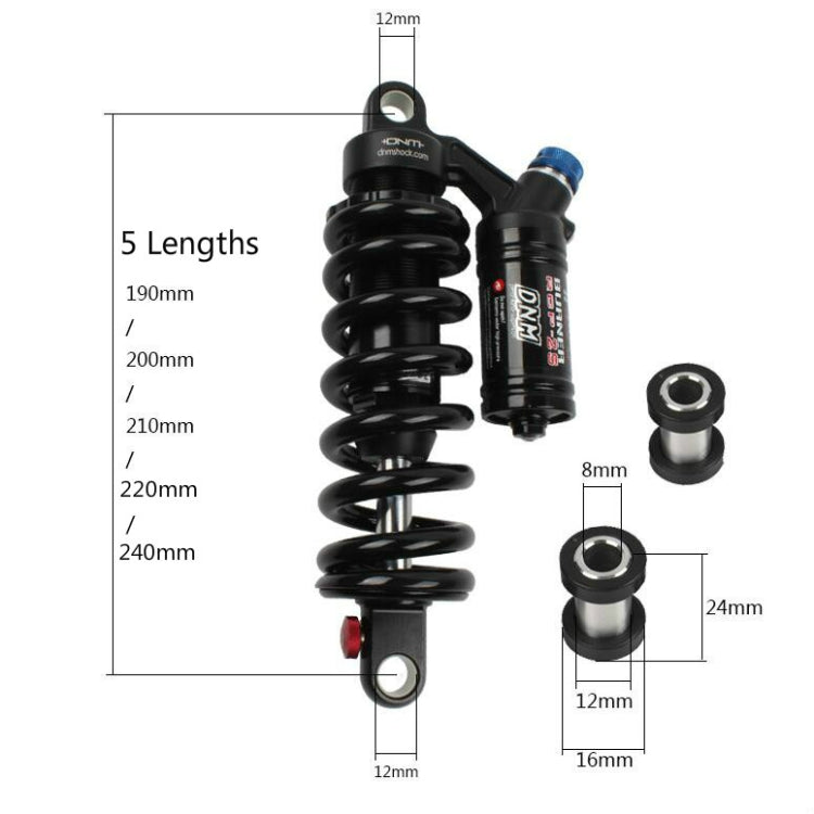 DNM RCP2S Mountain Bike Oil Spring Rear Shock Absorber Soft Tail Frame Rear Bladder