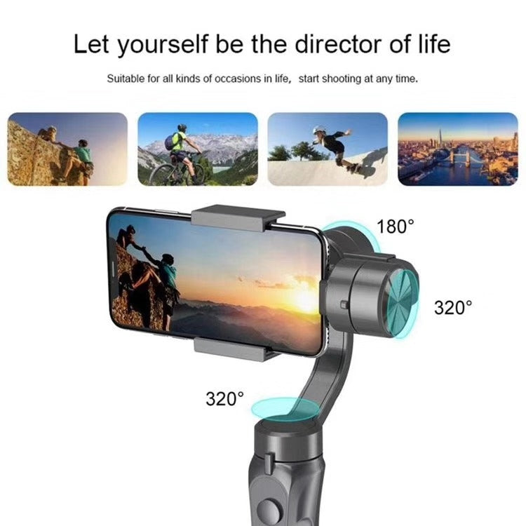 H4 Three-axis Handheld Gimbal Stabilizer For Shooting Stable Shooting, Anti-shake Balance Camera Live Support