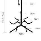Tripod Three-head Height Adjustment Guitar Stand