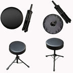 Metal Bracket Lift Round Stool Musical Instrument Universal Bench