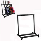 Foldable Long Metal Guitar Display Stand Shelf