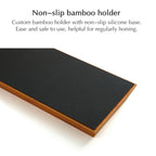 1000/6000 Red White Whetstone Double-sided Bamboo Base Set