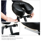 Portable Folding Adjustable Massage Chair Tattoo Scraping Chair Beauty Bed with Armrest