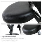 Portable Folding Adjustable Massage Chair Tattoo Scraping Chair Beauty Bed with Armrest