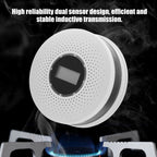 JKD-512COM CO Smoke Detector Live Voice Alarm Carbon Monoxide Leakage Sensor with LCD Display