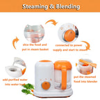 2 PCS Food Supplement Cooking Mixing One Multifunctional Electric Mini Baby Food Cooking Machine