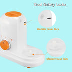 2 PCS Food Supplement Cooking Mixing One Multifunctional Electric Mini Baby Food Cooking Machine