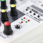 TU04 BT Sound Mixing Console Record 48V Phantom Power Monitor AUX Paths Plus Effects 4 Channels Audio Mixer with USB