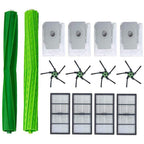 Robot Sweeping Brush + Hippa + Side Brush + Dust Bag Set For iRobot Roomba S9 S9+