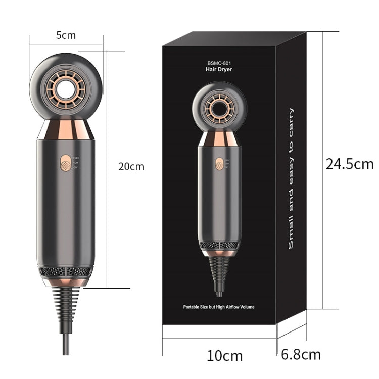 Mdjc-806 Travel Leafless Mini Hair Dryer Hotel Wall-Mounted Hair Dryer