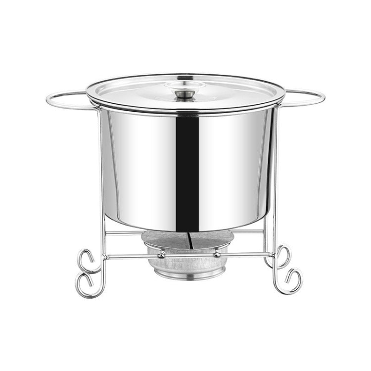 Stainless Steel Pot Rack Single Alcohol Dry Pot Skewers Shabu-Shabu