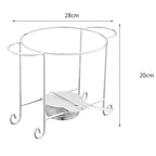 Stainless Steel Pot Rack Single Alcohol Dry Pot Skewers Shabu-Shabu