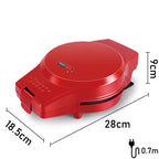 3-in-1 Multi-Function Eleictric Baking Pan Breakfast Maker Donut Sandwich Waffle Maker Pizza Maker, EU Plug