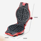 3-in-1 Multi-Function Eleictric Baking Pan Breakfast Maker Donut Sandwich Waffle Maker Pizza Maker, EU Plug