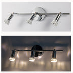 LED Chandelier Ceiling-mounted 9W Background Wall Adjustable Mirror Front Wall Light