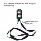 Large-Screen Electronic Digital Display Counter Manual Counter with Lanyard
