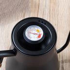 304 Stainless Steel Coffee Hand Pot Wooden Handle Coffee Pot Teflon Long-Mouth Slender Pot