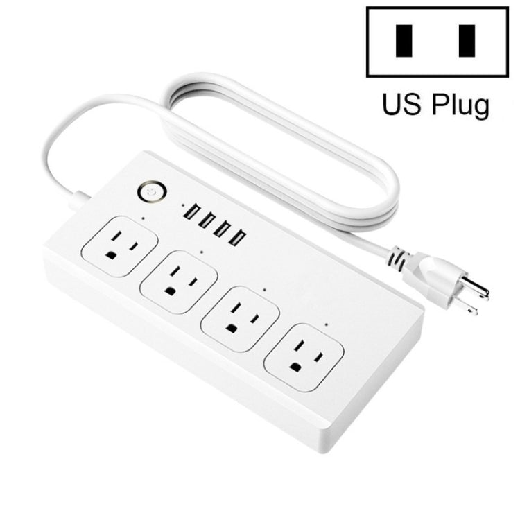 Home Office Wifi Mobile Phone Remote Control Timer Switch Voice Control Power Strip